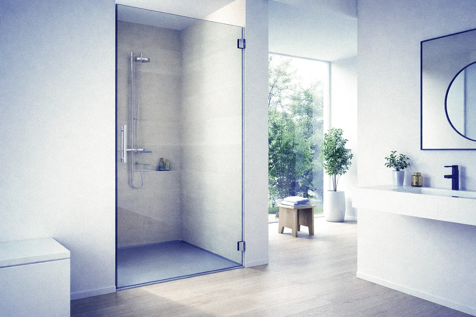 Box doccia in vetro su misura